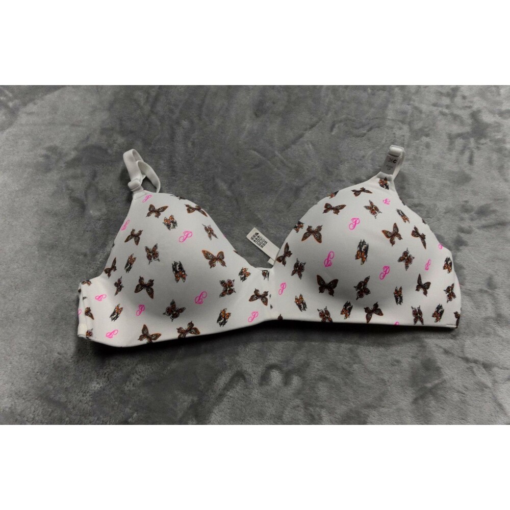 Victorias Secret 36C Butterfly Print Wear Everywhere Wireless‎ Push Up Bra